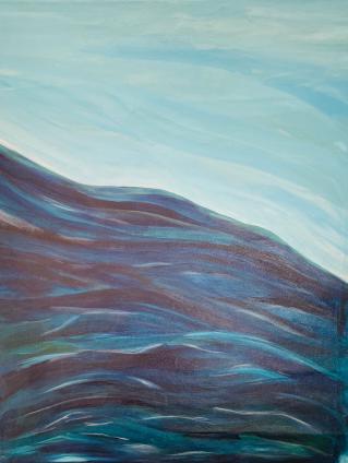 Paradis éloigné | Acrylique sur toile | 60 x 80cm | CHF 600