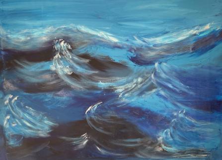 L’immensité | Acrylique sur toile | 80 x 60cm | CHF 600