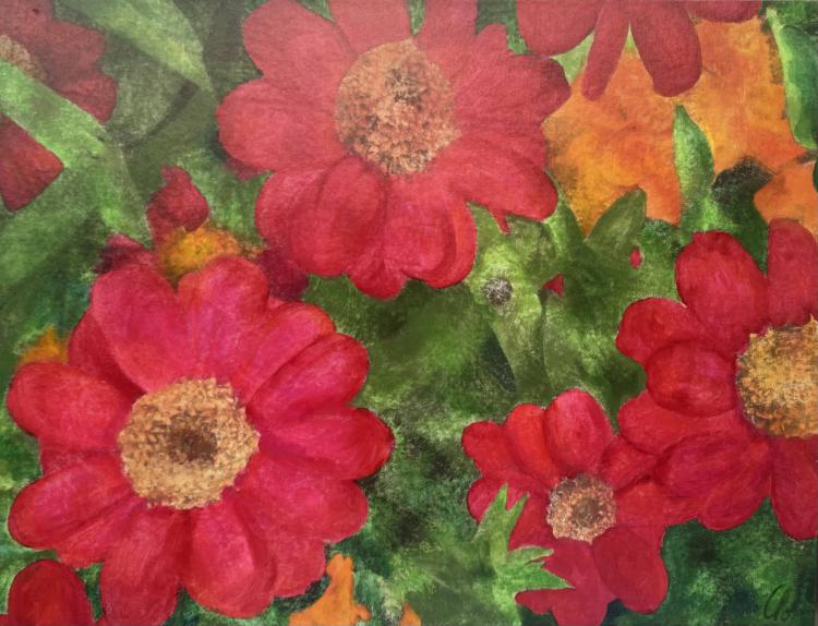 Jardin de flores | 81/61cm